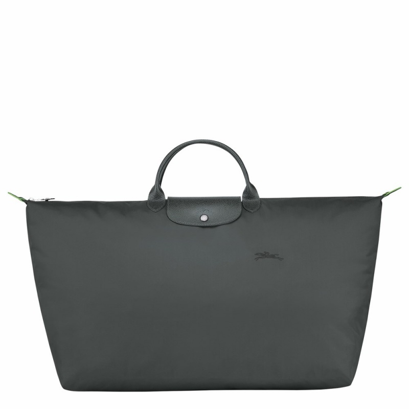 Deep Grey Longchamp Le Pliage M Men's Travel Bags
